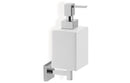 Radiant Wall Mounted Soap Dispenser - Chrome & White