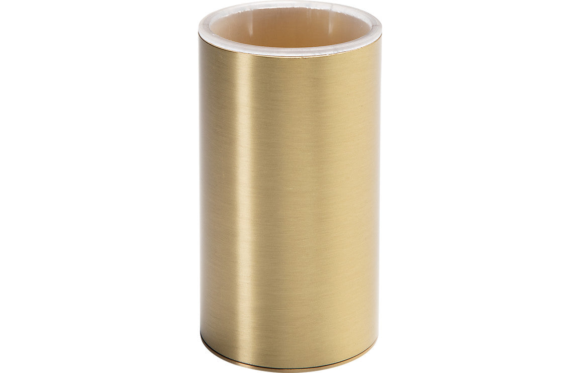 Celestia Wall Mounted Tumbler - Brushed Brass