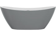 Francisco Free Standing 1700x780x690mm Bath - Grey