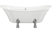Kingsley Free Standing 1760x710x775mm 0TH Bath w/Feet
