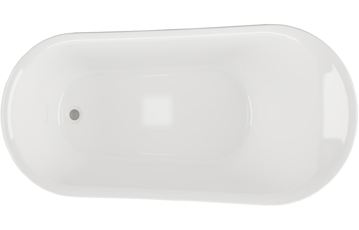 Suffolk Free Standing 1620x700x770mm 0TH Bath w/Feet