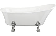 Suffolk Free Standing 1620x700x770mm 0TH Bath w/Feet