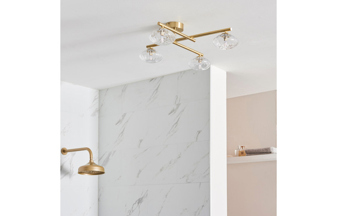 Atlas Ceiling Light - Brushed Brass