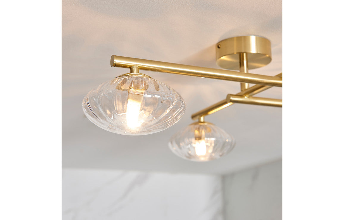 Atlas Ceiling Light - Brushed Brass