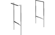 Serenita Optional Frame with Integrated Towel Rail - Chrome