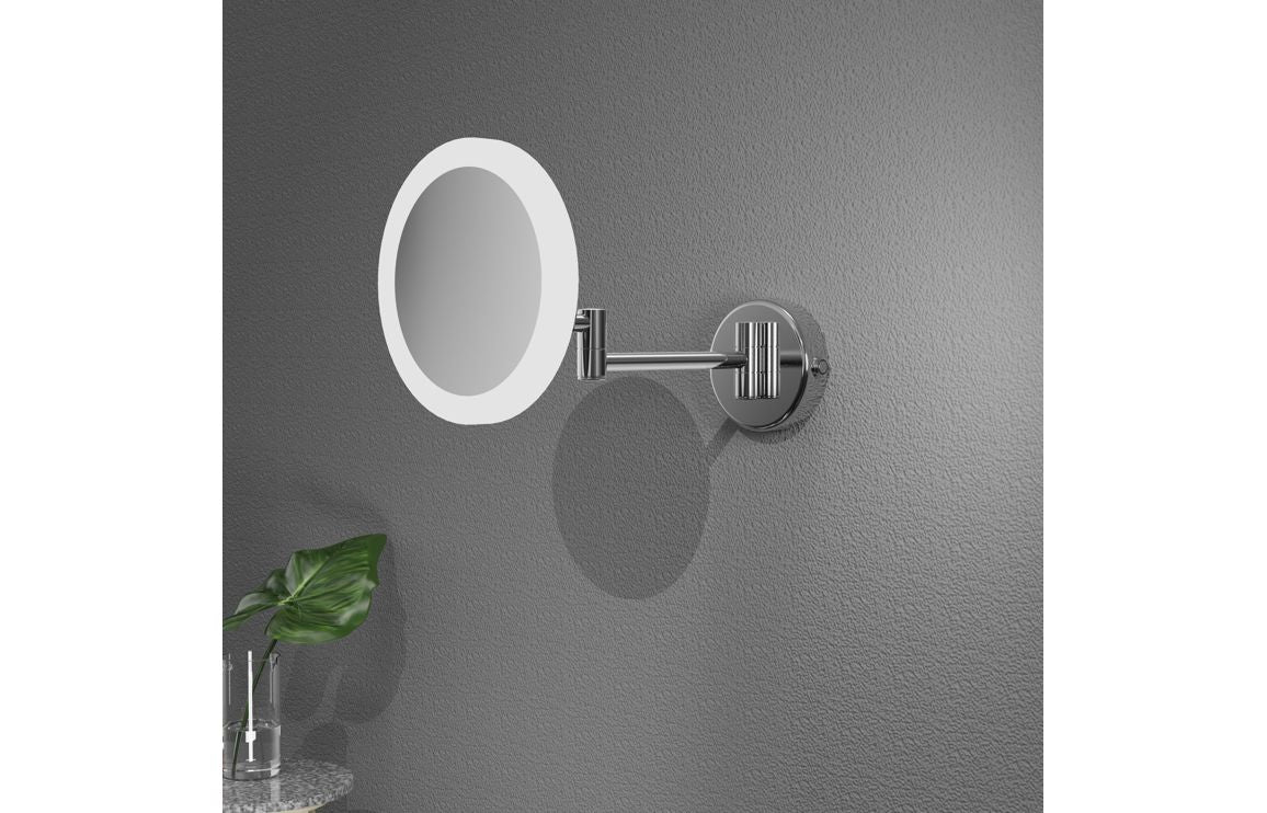 Ami Round LED Cosmetic Mirror - Frameless