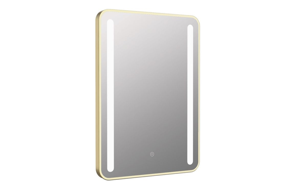 Barelli 900 x 500mm Frameless Front Edge Lit Arch LED Mirror main image 1