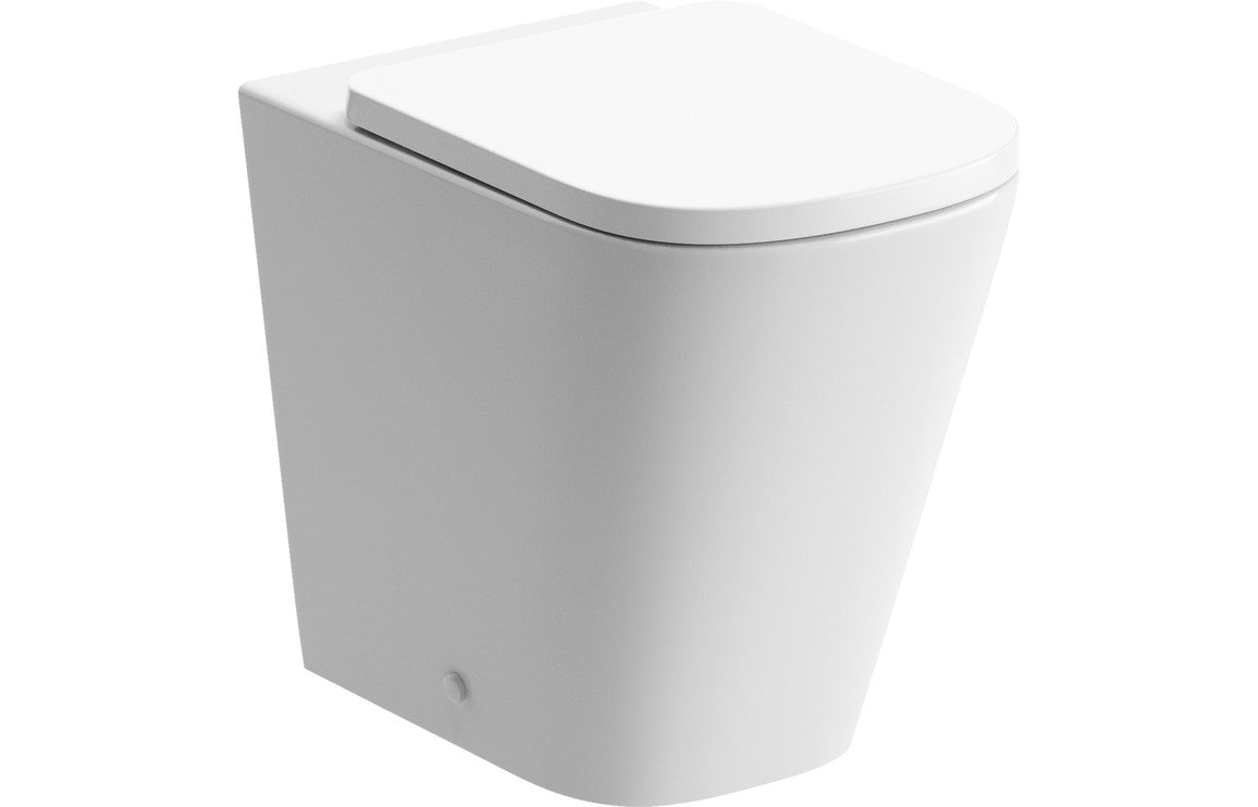 Emilia Rimless Back To Wall Short Projection WC & Soft Close Seat