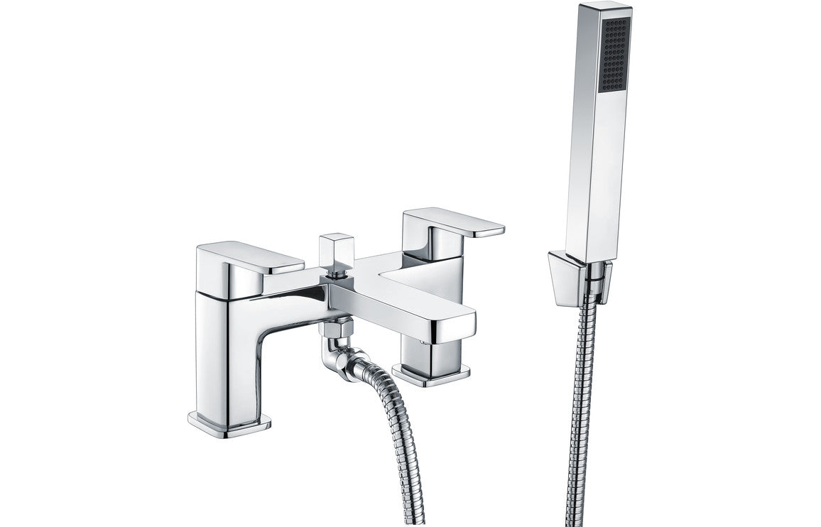 Brienne Bath/Shower Mixer & Bracket - Chrome