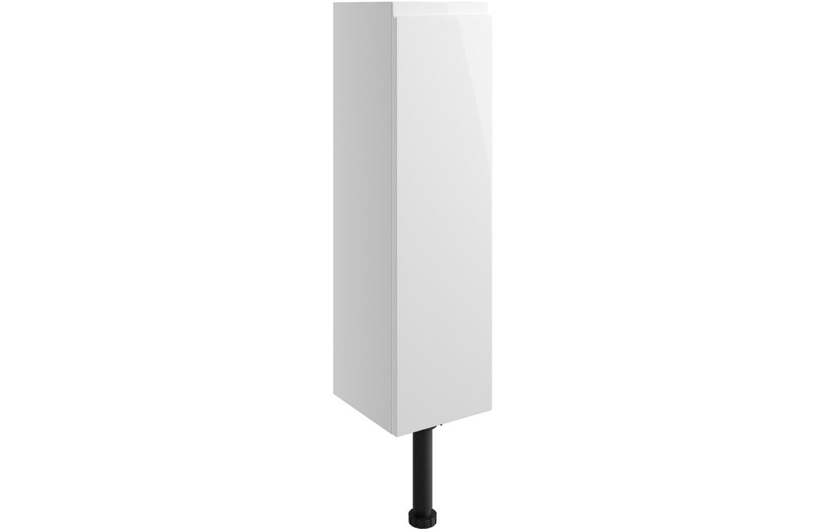 Trysta 200mm Slim Base Unit - White Gloss