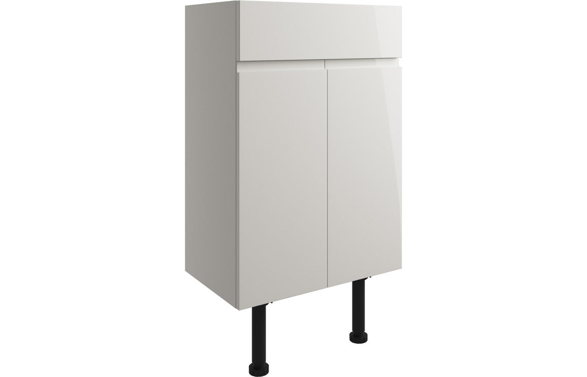 Trysta 500mm Basin Unit - Pearl Grey Gloss