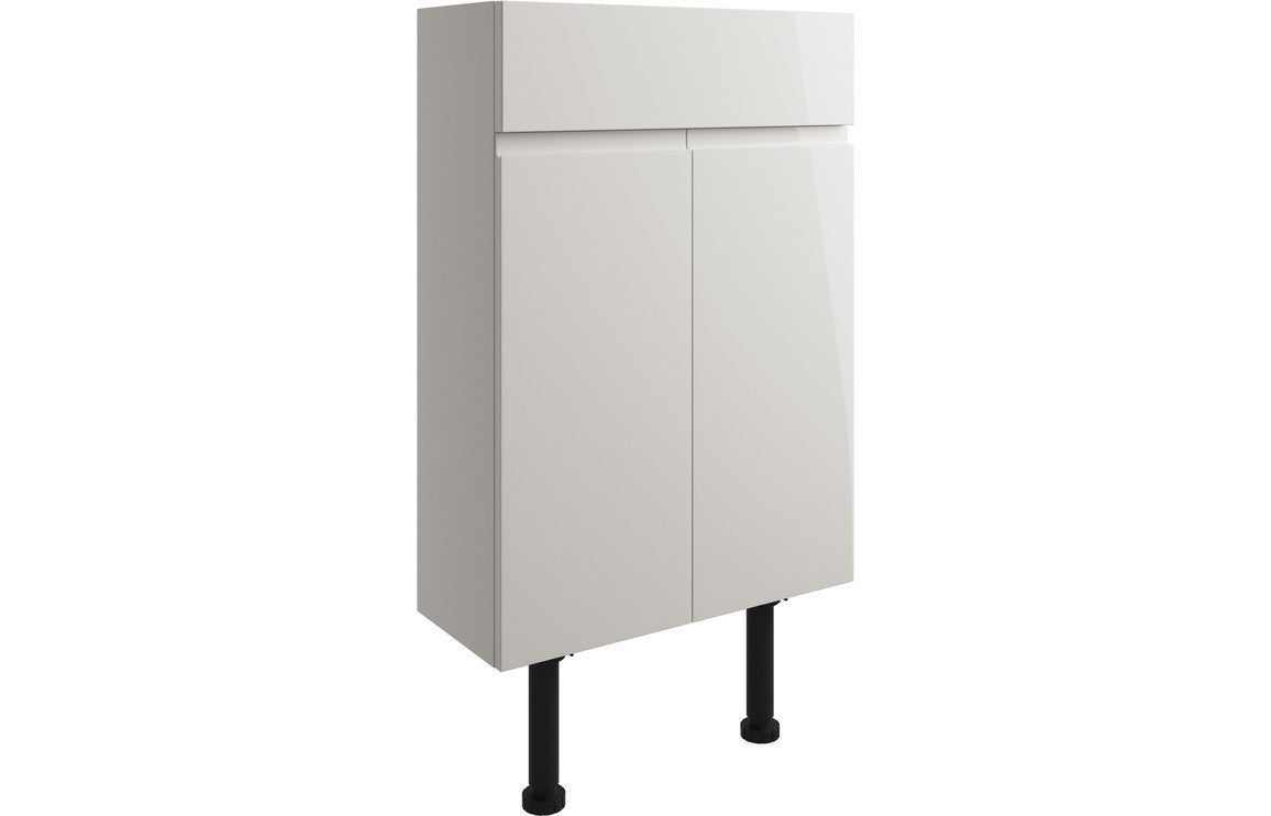 Trysta 500mm Slim Basin Unit - Pearl Grey Gloss