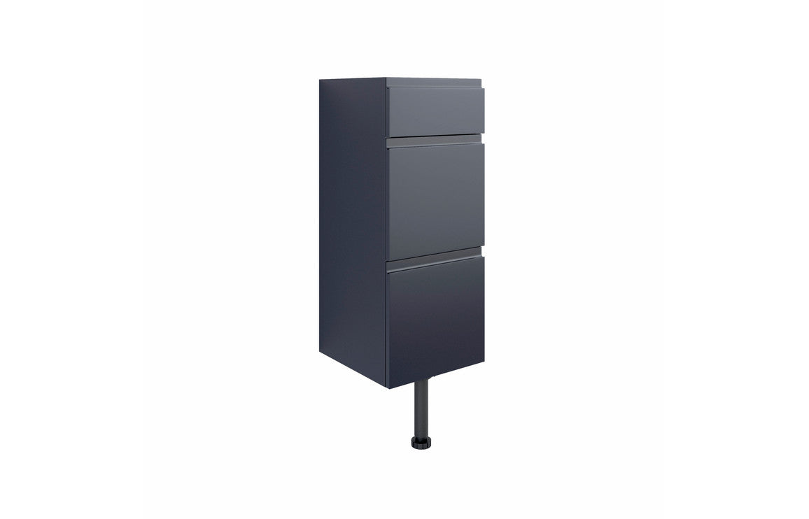 Trysta 300mm 3 Drawer Unit - Matt Indigo Blue