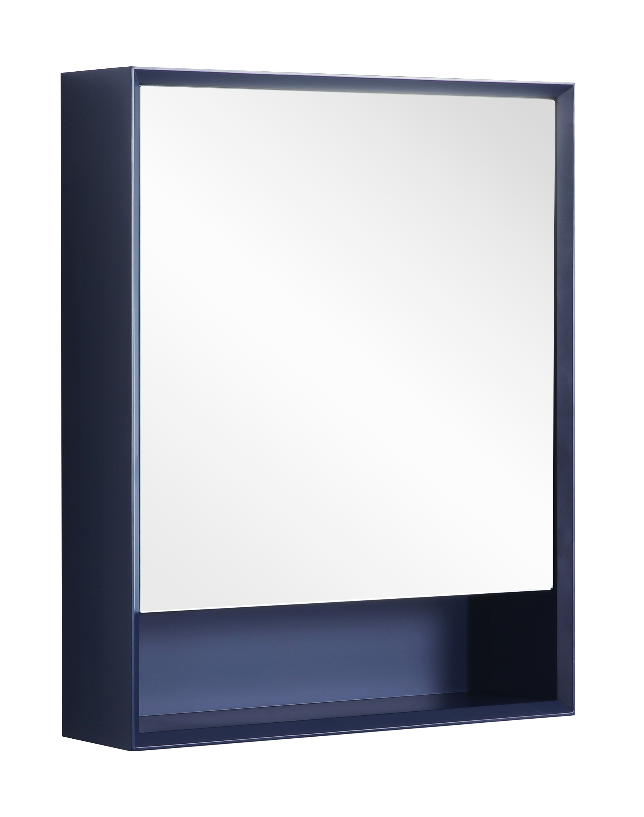 Contrast 600mm Waterproof PVC Mirror Cabinet