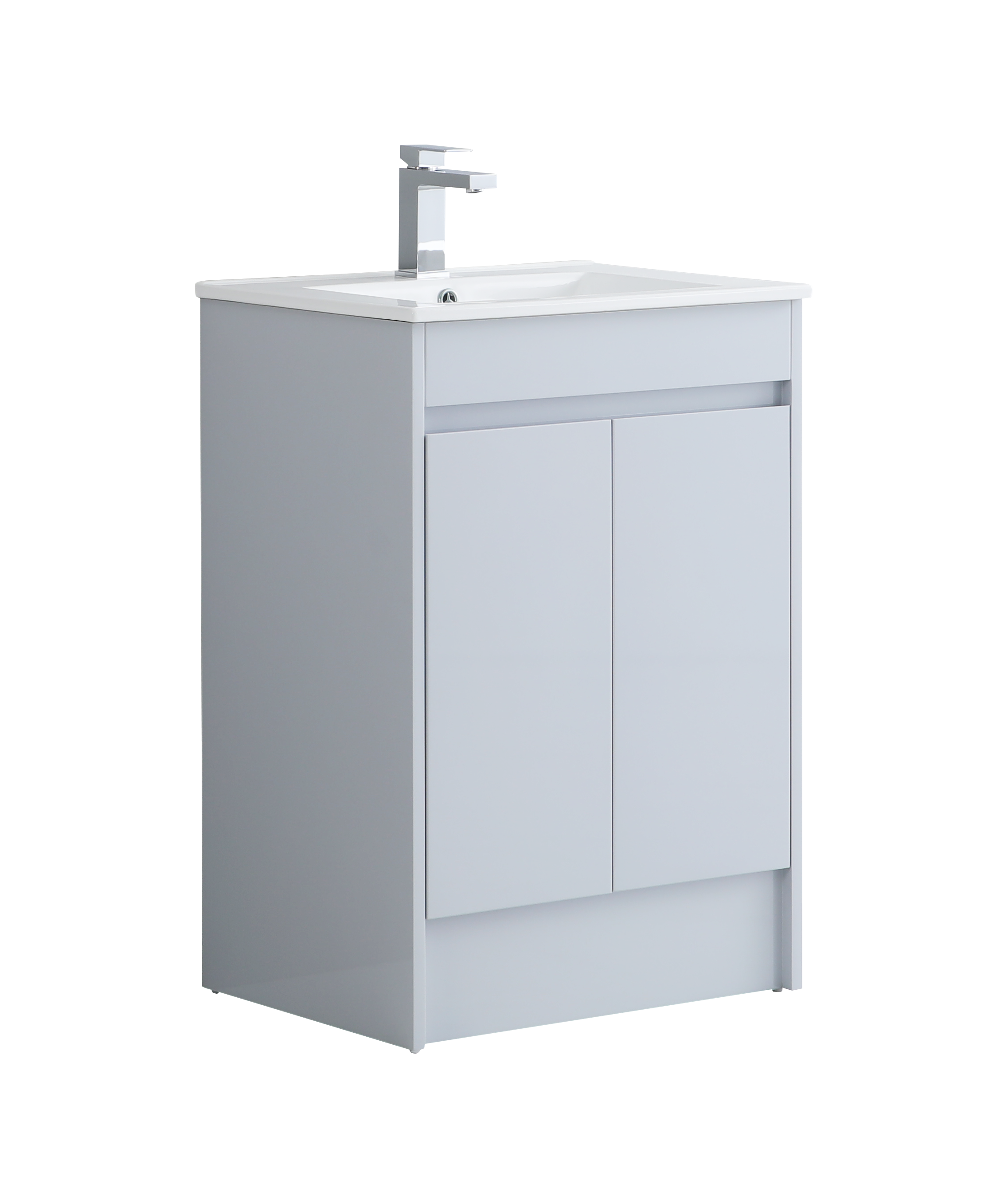 Monza 600mm Waterproof PVC Vanity Unit and Basin