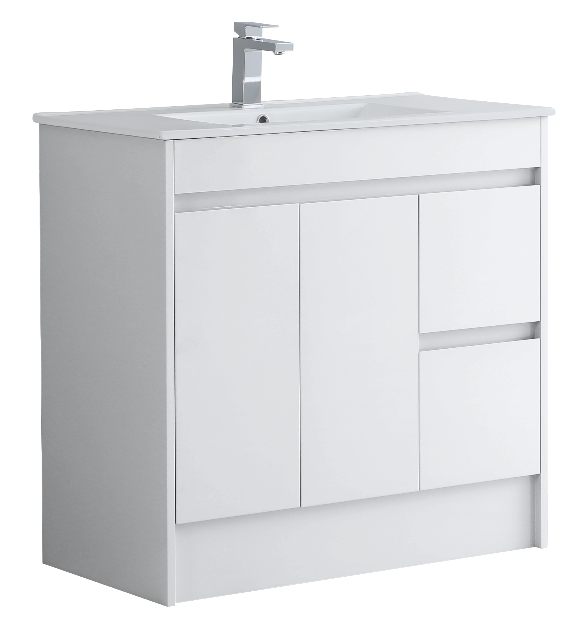 Monza 900mm Waterproof PVC Vanity Unit and Basin