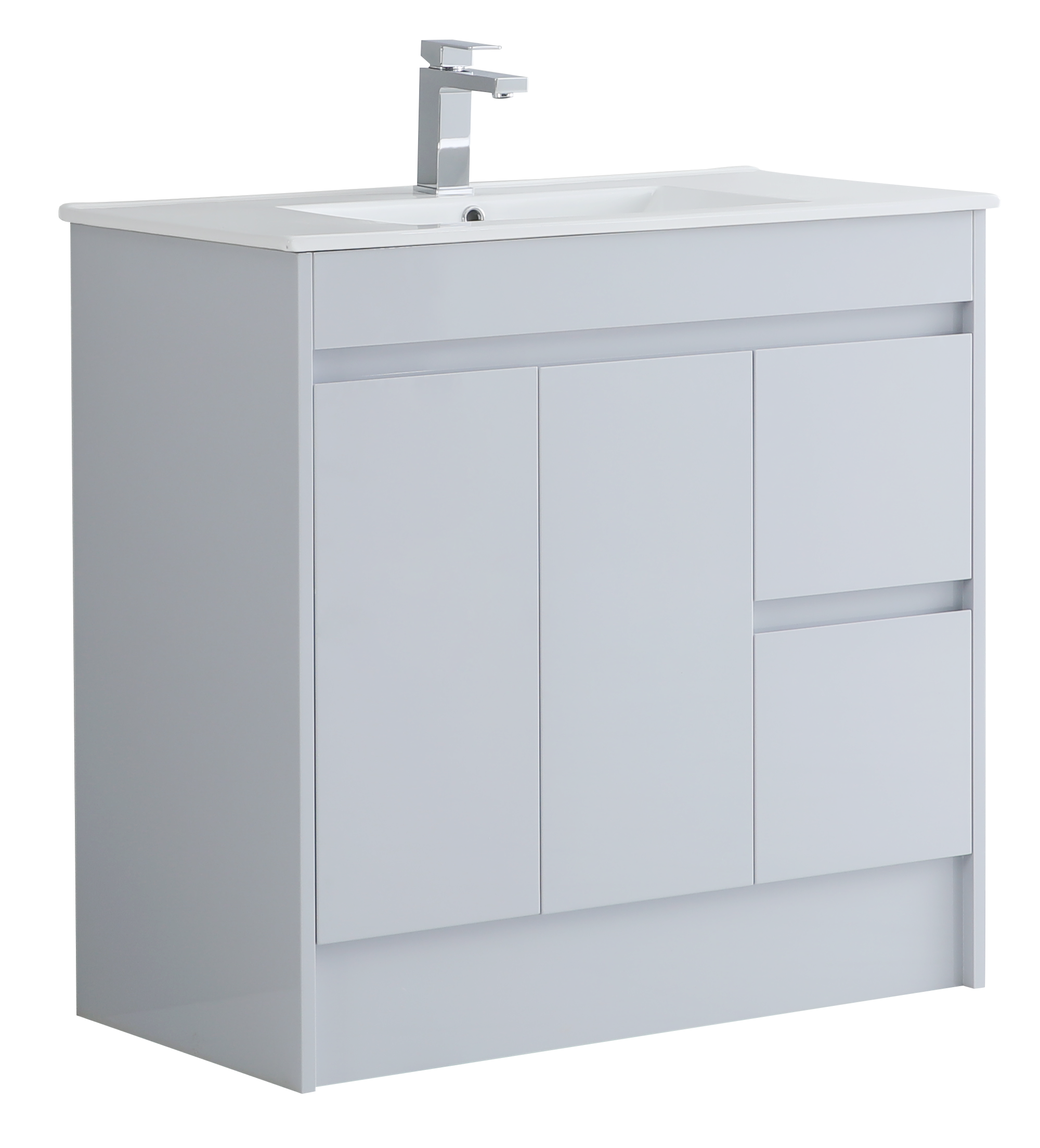 Monza 900mm Waterproof PVC Vanity Unit and Basin