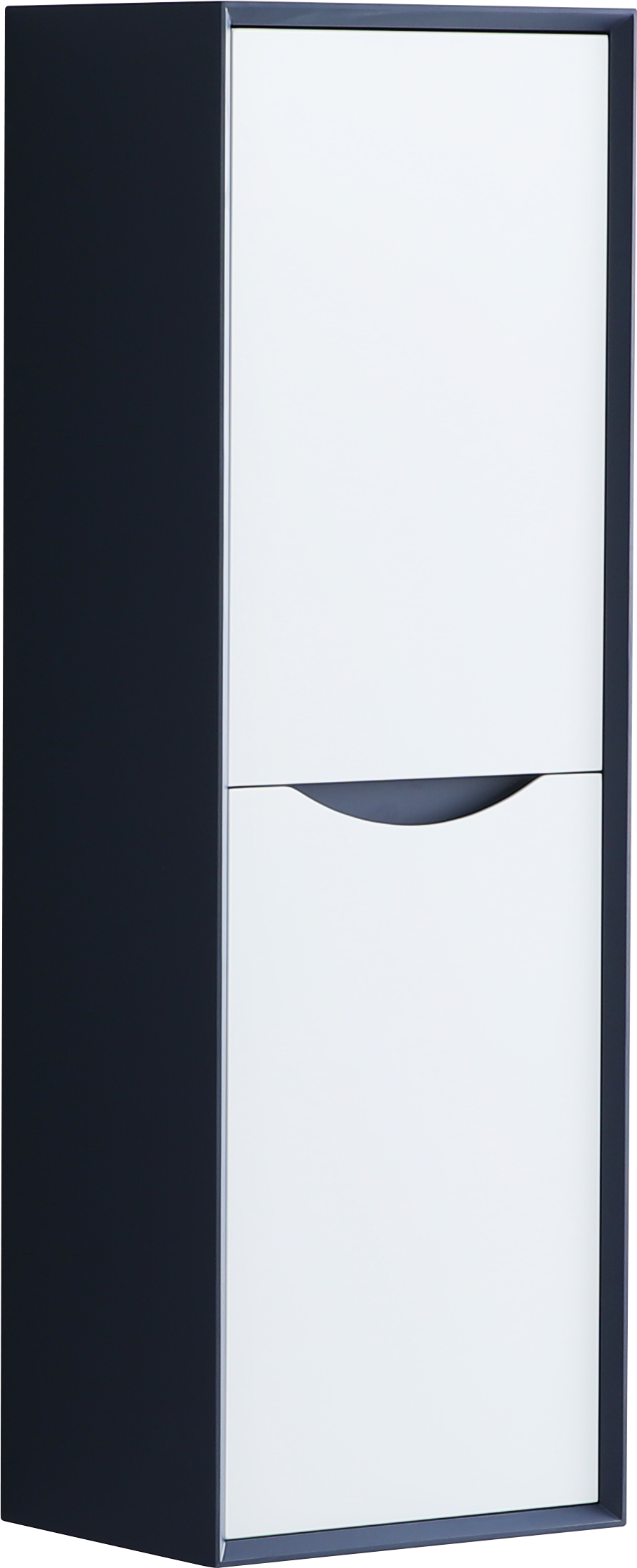 Contrast 400mm Wall Hung Waterproof PVC Tall Boy Storage Unit