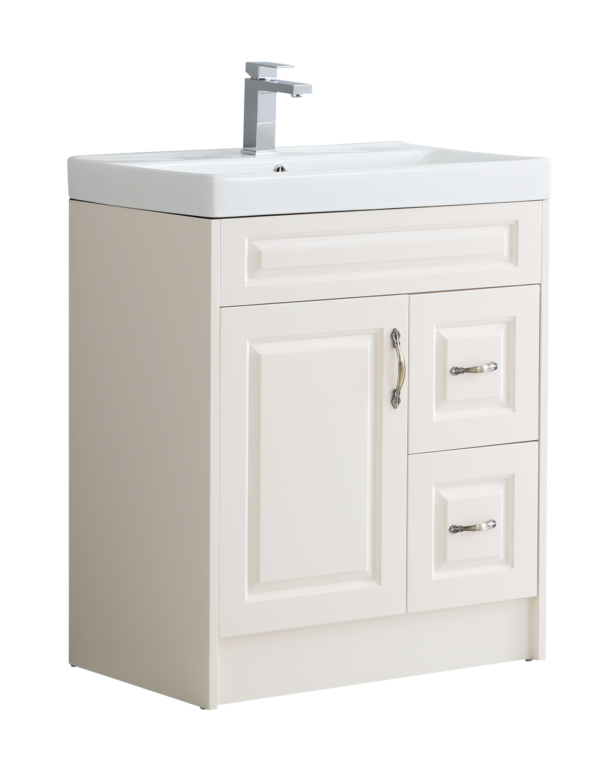 Alfred 750mm Traditional Waterproof PVC Vanity Unit and Basin