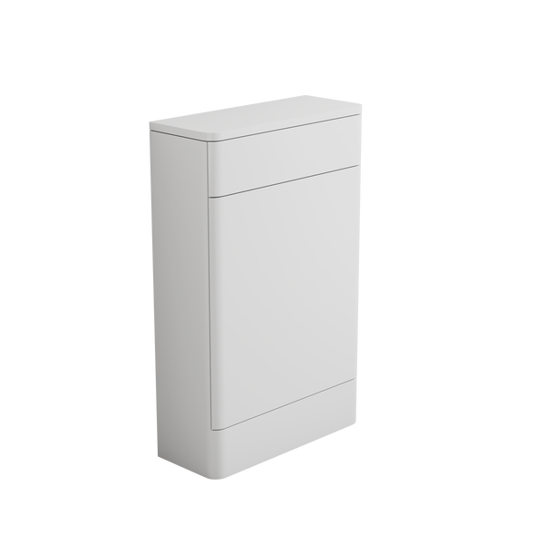 Bliss 500mm Waterproof PVC Curved Slim WC Unit