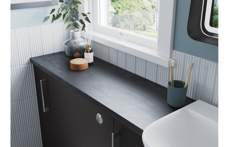 Aria 300mm Slim Base Unit - Matt Graphite Grey