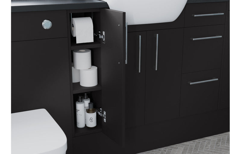 Aria 300mm Slim Base Unit - Matt Graphite Grey
