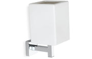 Radiant Wall Mounted Tumbler - Chrome & White
