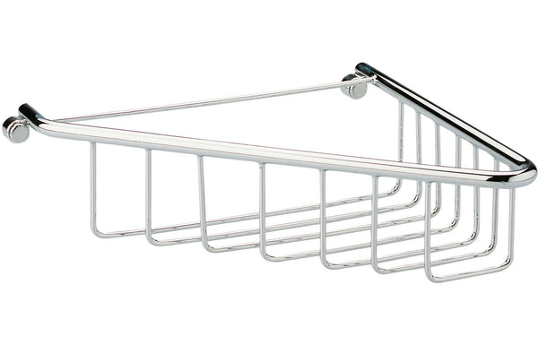 Lumo 1-Tier Corner Shower Caddy - Chrome