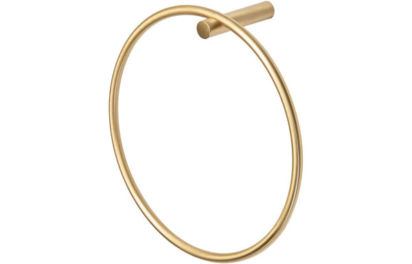 Celestia Towel Ring - Brushed Brass