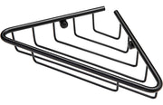 Lumo 1-Tier Corner Shower Caddy - Black