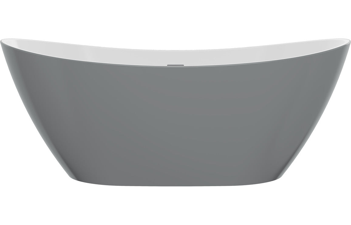 Francisco Free Standing 1700x780x690mm Bath - Grey
