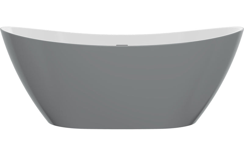 Francisco Free Standing 1700x780x690mm Bath - Grey