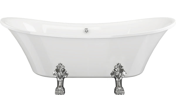 Kingsley Free Standing 1760x710x775mm 0TH Bath w/Feet