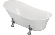Suffolk Free Standing 1620x700x770mm 0TH Bath w/Feet