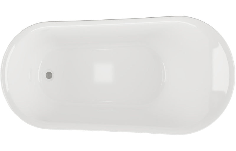 Suffolk Free Standing 1620x700x770mm 0TH Bath w/Feet
