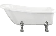 York Free Standing 1530x670x760mm 2TH Bath w/Feet