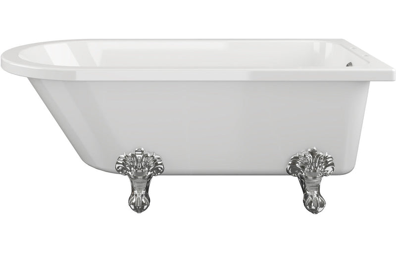 Regal Free Standing 1700x750x650mm 2TH Corner Bath w/Feet