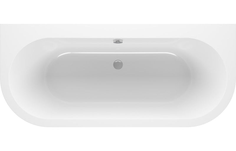 Dee Back To Wall 1700x750x600mm 0TH Bath w/Legs