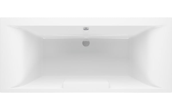 Oasis Deluxe Square Double End 1700x750x550mm 0TH Bath w/Legs