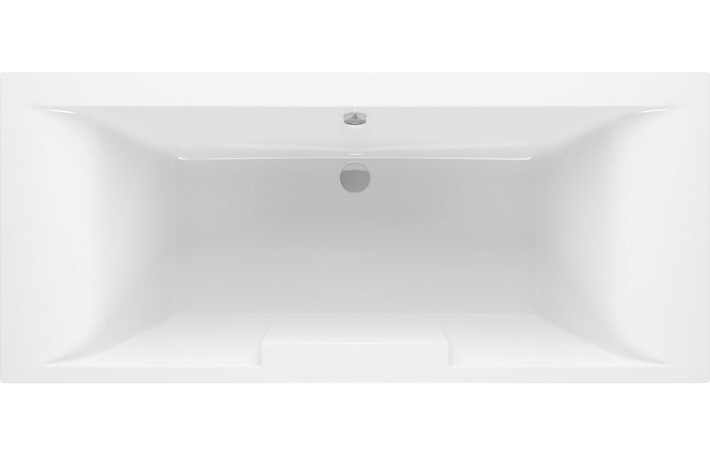 Oasis Deluxe Square Double End 1700x750x550mm 0TH Bath w/Legs