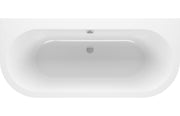 Dee Back To Wall SUPERCAST 1700x750x600mm 0TH Bath w/Legs