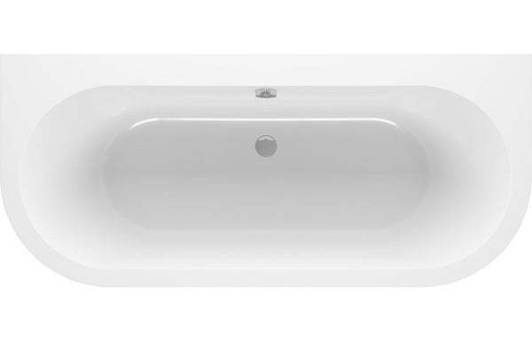 Dee Back To Wall SUPERCAST 1700x750x600mm 0TH Bath w/Legs