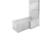 Tuscan L Shape SUPERCAST 1700x850x560mm 0TH Shower Bath Pack (RH)