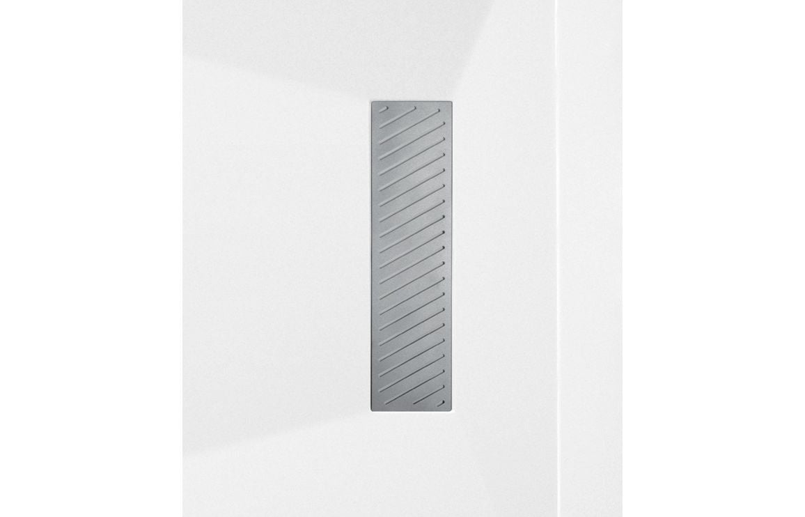25mm Linear Tray Waste - Chrome