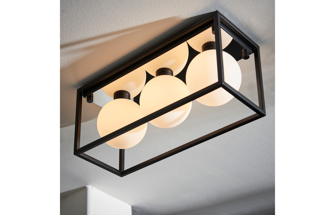 Dazzle Ceiling Light - Matt Black