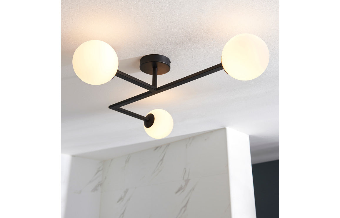 Prism Ceiling Light - Matt Black