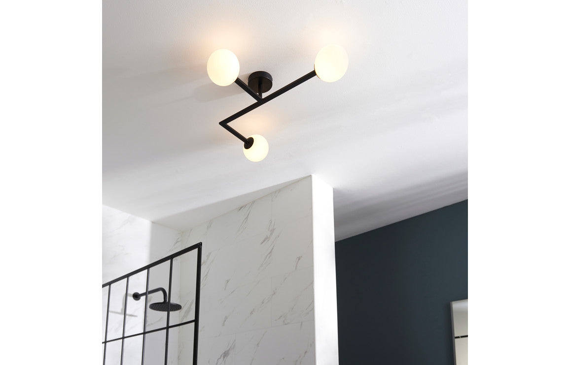 Prism Ceiling Light - Matt Black