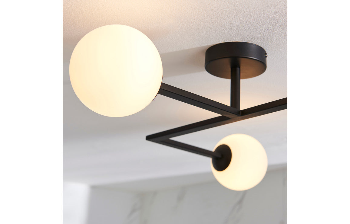 Prism Ceiling Light - Matt Black
