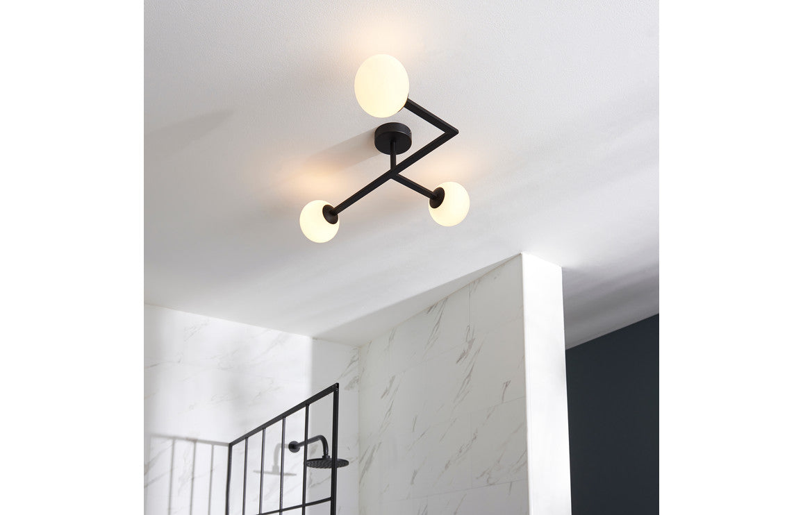 Prism Ceiling Light - Matt Black
