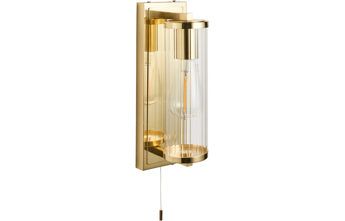 Gemma Wall Light - Brushed Brass